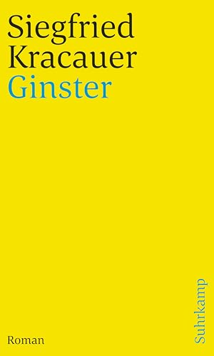 Ginster: Roman von Suhrkamp Verlag AG